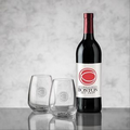 Cabernet Wine & 2 Brunswick Wine Glass Gift Set (Label)